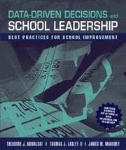 Tapa de Data-driven decisions and school leadership