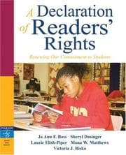 Tapa de A declaration of readers' rights