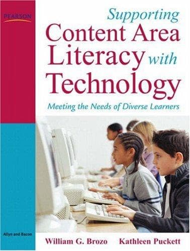 Tapa de Supporting content area literacy with technology