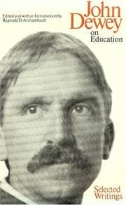 Tapa de John Dewey on education