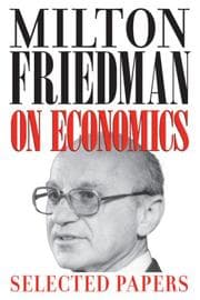 Tapa de Milton Friedman on Economics