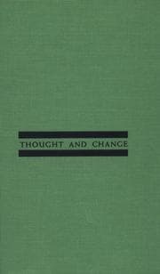 Tapa de Thought and Change