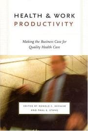 Tapa de Health & work productivity