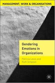 Tapa de Gendering emotions in organizations