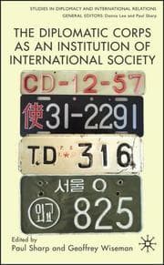 Tapa de The diplomatic corps as an institution of international society