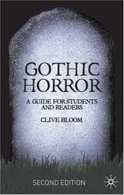 Tapa de Gothic Horror