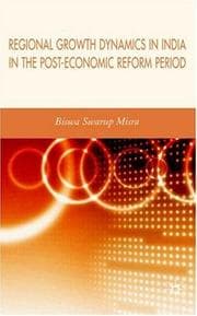 Tapa de Regional Growth Dynamics in India in the Post-Economic Reform Period