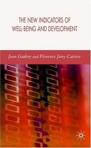 Tapa de The new indicators of well-being and development