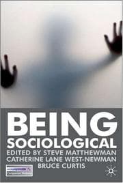 Tapa de Being sociological