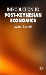 Tapa de An Introduction to Post-Keynesian Economics