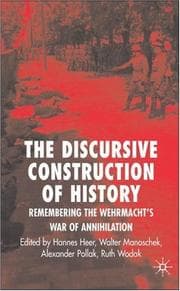 Tapa de Discursive Construction of Memory