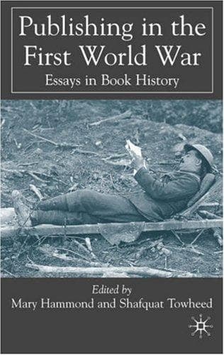 Tapa de Publishing in the First World War