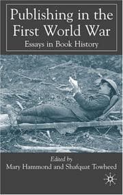 Tapa de Publishing in the First World War