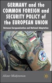 Tapa de Germany and EU Foreign Policy (New Perspectives in German Studies)
