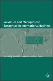 Tapa de Anxieties and management responses in international business