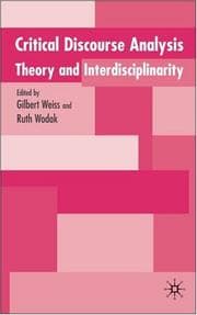 Tapa de Critical discourse analysis