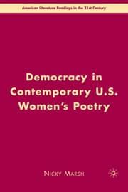 Tapa de Democracy in Contemporary U.S. Women's Poetry (American Literature Readings in the Twenty-First Century)