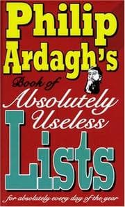 Tapa de Book of Absolutely Useless Lists for Absolutely Every Day of the Year