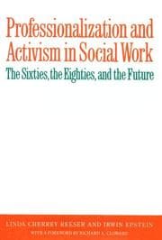 Tapa de Professionalization and activism in social work