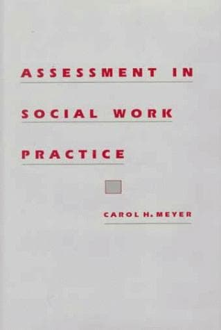 Tapa de Assessment in social work practice