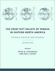 Tapa de The great rift valleys of Pangea in eastern North America ; vol. 1