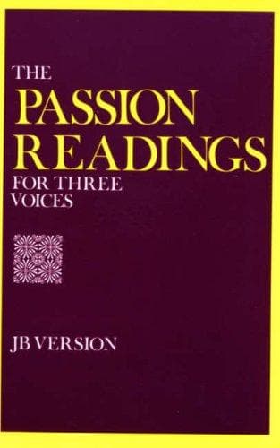 Tapa de Passion Readings for Three Voices