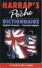Tapa de Harrap's de Poche Dictionnaire
