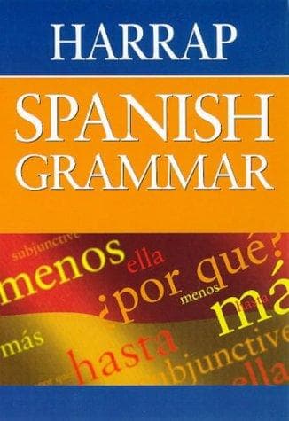 Tapa de Harrap Spanish grammar