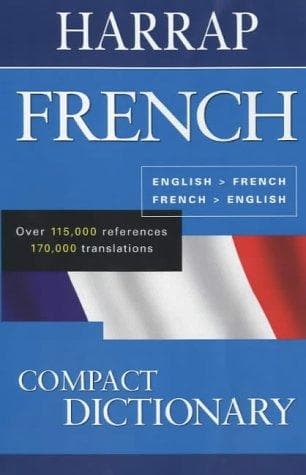 Tapa de Harrap's Compact Dictionnaire