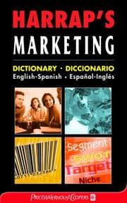 Tapa de Harrap's marketing dictionary/diccionario
