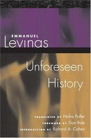 Tapa de Unforeseen History