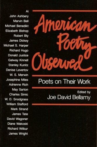 Tapa de AMERICAN POETRY OBSERVED