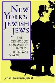 Tapa de New York's Jewish Jews