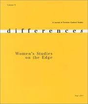 Tapa de Women's Studies on the Edge