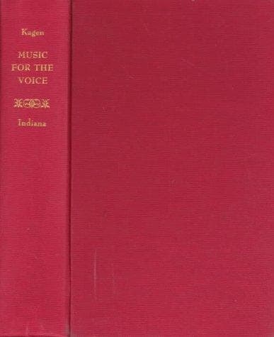 Tapa de Music for the Voice