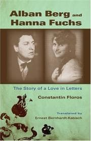 Tapa de Alban Berg and Hanna Fuchs
