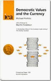 Tapa de Democratic Values and the Currency (Occasional Paper , No 103)