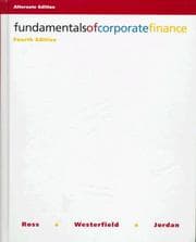 Tapa de Fundamentals of corporate finance