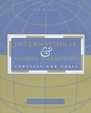 Tapa de International and global marketing