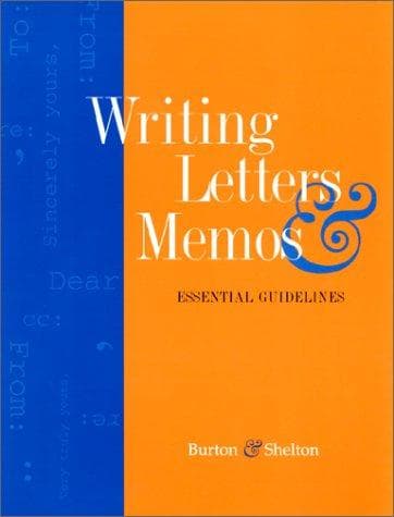 Tapa de Writing Letter and Memos