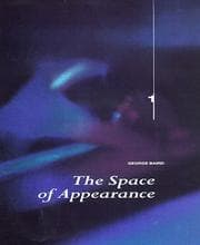Tapa de The space of appearance