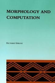 Tapa de Morphology and computation