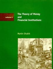 Tapa de The Theory of Money and Financial Institutions, Vol. 1