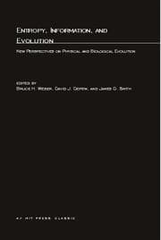 Tapa de Entropy, Information, and Evolution