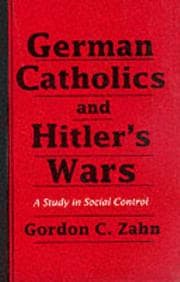 Tapa de German Catholics and Hitler's wars
