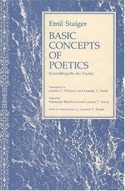 Tapa de Basic concepts of poetics