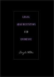 Tapa de Legal argumentation and evidence