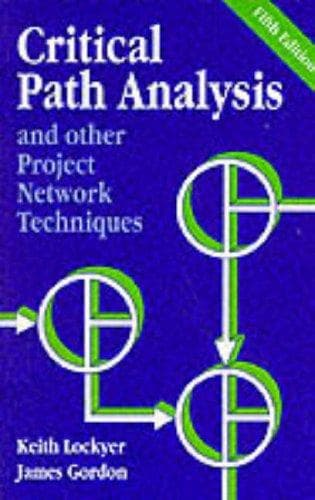 Tapa de Critical path analysis and other project network techniques