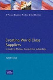 Tapa de Creating world class suppliers