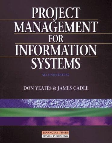 Tapa de Project management for information systems